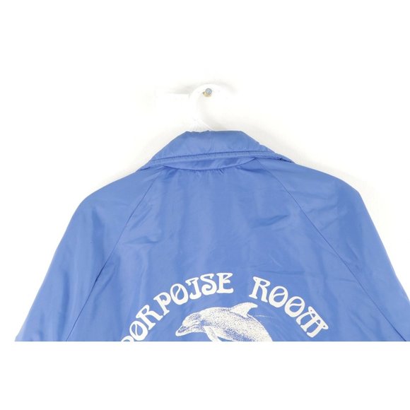 Vtg 80s Pla Jac Mens Small Porpoise Room Alaska Dolphin Fleece Lined Jacket USA - Picture 9 of 11